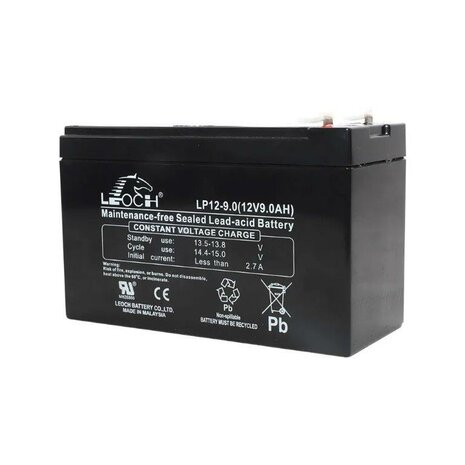 SLA BATTERIJ LEOCH 12V - 9AH