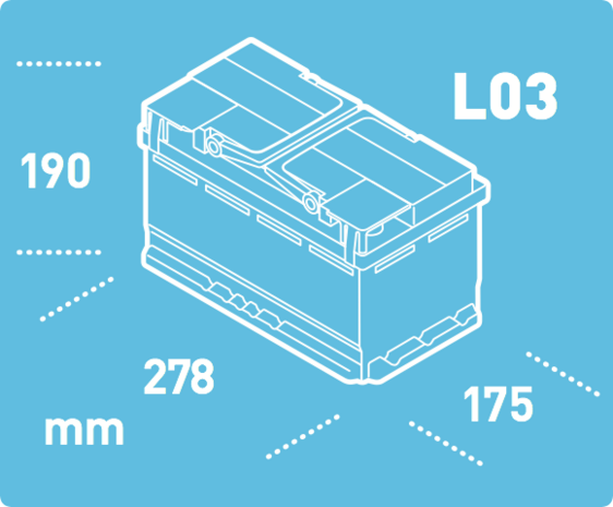 EXIDE EFB EL700